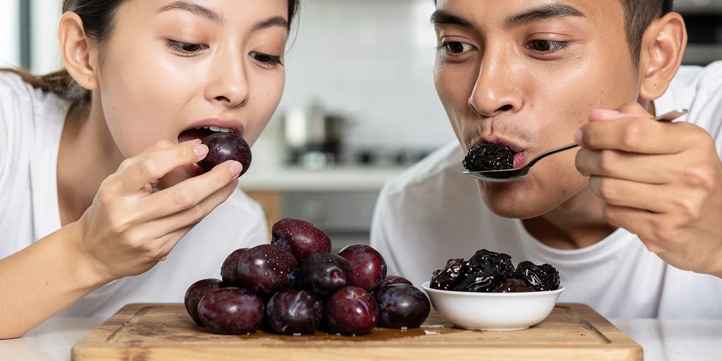 constipation pruneaux cuits ou crus