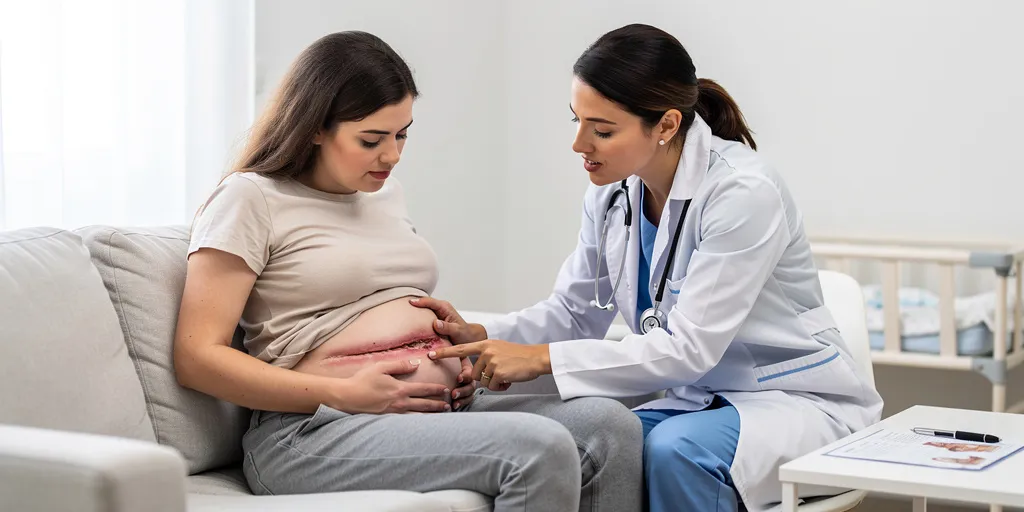 douleur apres cesarienne 1 mois