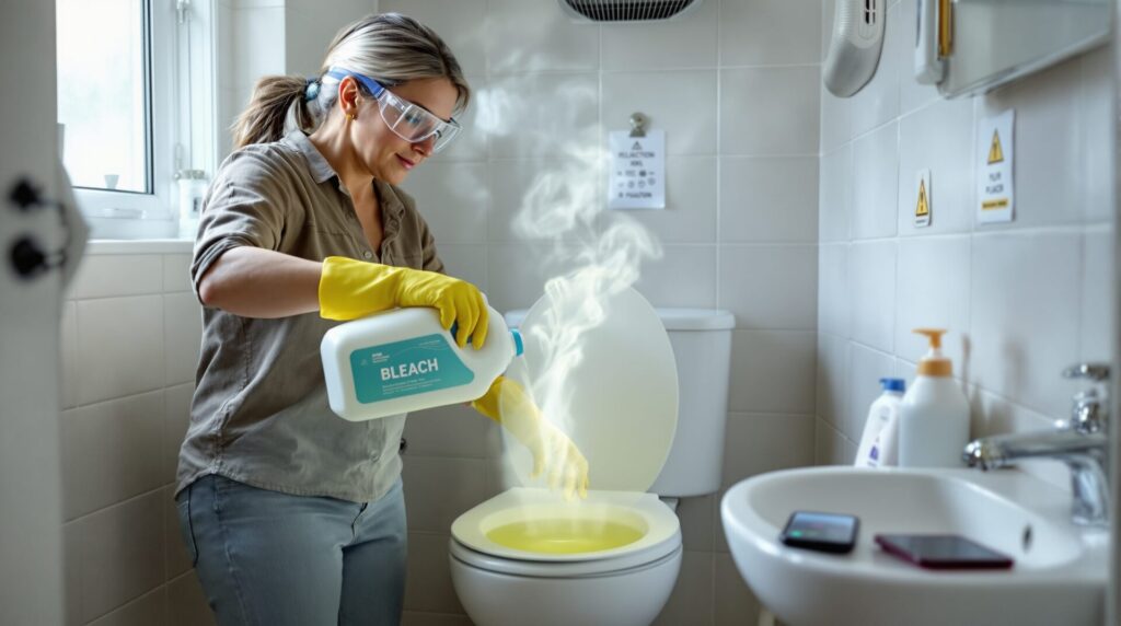 urine et eau de javel