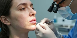 lèvre refaite raté