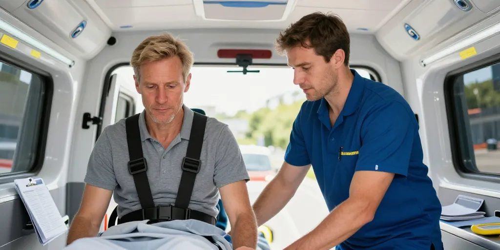 peut on accompagner une personne en ambulance